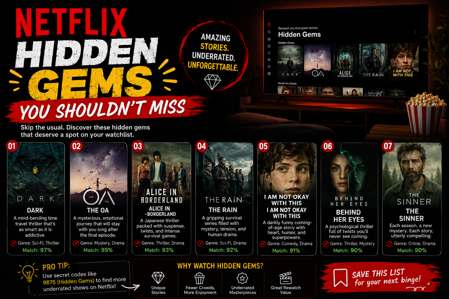 Hidden Netflix Gems You Shouldn’t Miss: The Ultimate Streaming Guide